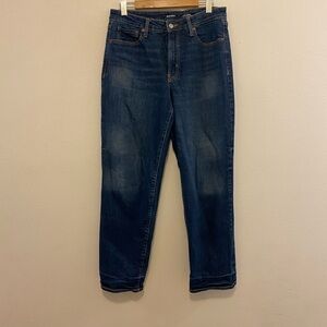 Old Navy women's Straight Jeans in Deep Blue